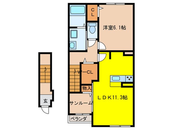 アルマンドの物件間取画像